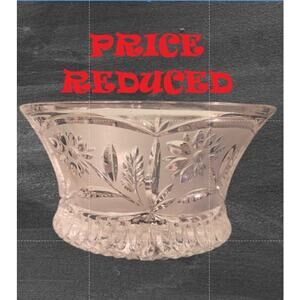 Vintage Glass Candy Dish – Elegant Floral Design0